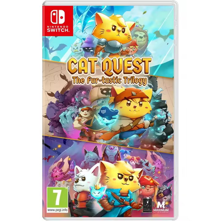 CAT QUEST THE FUR-TASTIC TRILOGY SWITCH PAL ESPAÑA NUEVO FISICO ESPAÑOL PRECINTADO - Videotec - 1