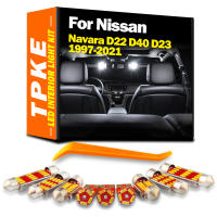 Kit De Luces LED Interiores Para Nissan Navara D22 D40 D23 1997-2021 TPKE Canbus Sin Errores Luz Blanca Y Azul Hielo Instalación Plug And Play Vida Útil 50000 Horas - details 0