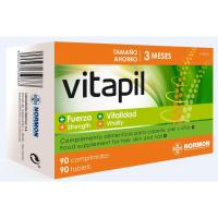 Normon Vitapil 90 Comprimidos - Complemento Alimenticio para Cabello, Piel y Uñas - details 0