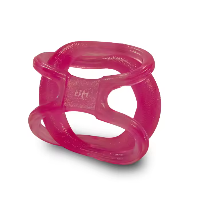 BH Fitness Jelly Band Pink – Banda Elástica de Alta Resistencia para Tonificación y Entrenamiento Funcional- Dureza baja BF01-S - 1
