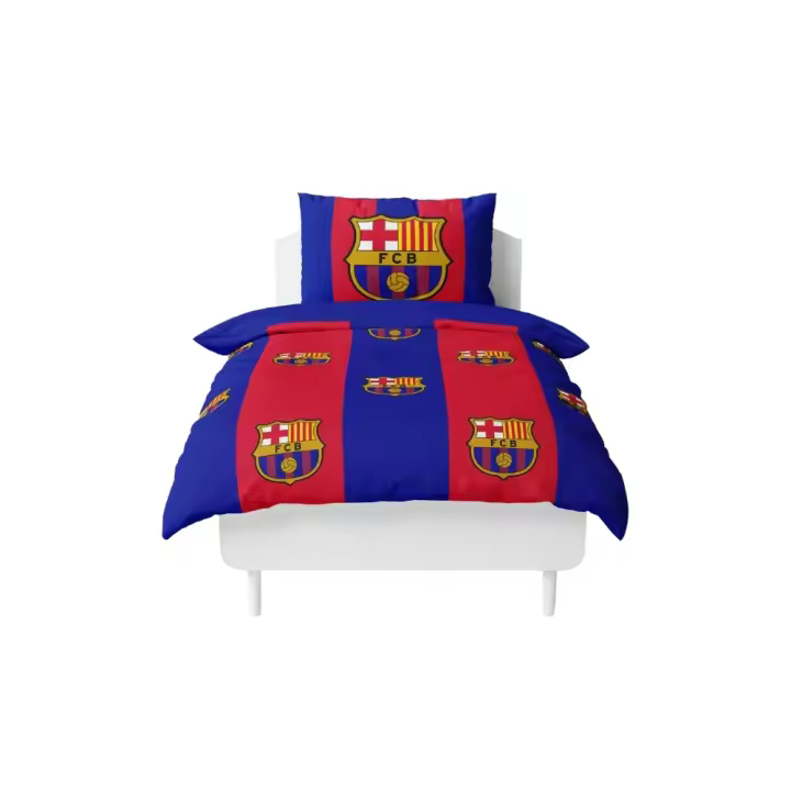 MOZURU Funda Nórdica Blaugrana de Microfibra - Tamaño 135 x 200 cm, Fútbol Club Barcelona - - 1