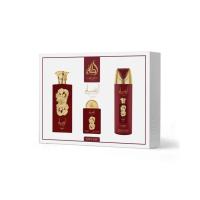 Set Regalo Lattafa Pride Ansaam Gold Perfume Unisex 100 ml + Miniatura | Pack Árabe Lujo, Fragancia Premium y Larga Duración - details 1