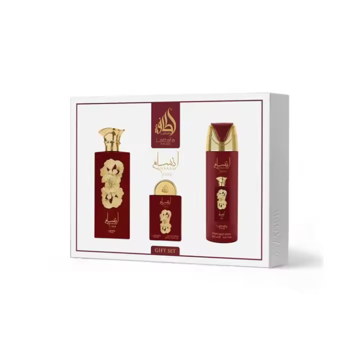 Set Regalo Lattafa Pride Ansaam Gold Perfume Unisex 100 ml + Miniatura | Pack Árabe Lujo, Fragancia Premium y Larga Duración - 1