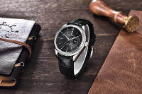 Reloj De Pulsera Masculino PAGANI DESIGN 2021 Quartz Automatico 40mm Correa De Cuero Acero Inoxidable Pantalla De Cristal De Zafiro Resistente Al Agua Para Deportes - details 3