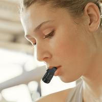 Entrenador De Respiración Deportiva Portátil Con Regulador De Intensidad Ajustable Mejora La Capacidad Pulmonar Y Fuerza Abdominal - details 14