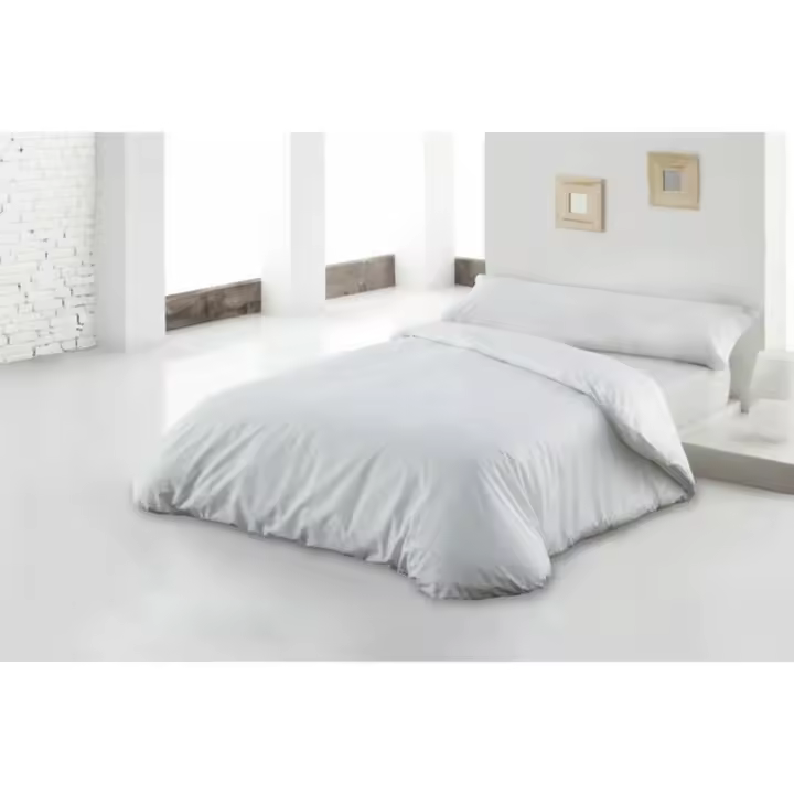 Hosteline - Juego de funda nórdica Hosteline VEGAS Blanco Cama de 135 2 Piezas - 1