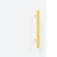 vidaXL Escritorio madera de ingeniería blanco 140x50x75 cm - details 5