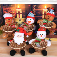 Cesta De Almacenamiento De Dulces Navideña Decorativa Colgante Para Escritorio Ideal Para Niños Adorno De Navidad - details 1