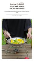 Grill De Camping Plegable Para Campfire En Acero Inoxidable Resistente a La Corrosión Y Alta Temperatura Portátil Para Actividades Al Aire Libre - details 6