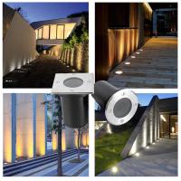 Lámpara Subterránea LED GU10/Mr16 Para Jardín Y Caminos IP65 Protección Completa Foco De Piso Redondo/Cuadrado Fuente De Luz Exterior - details 0