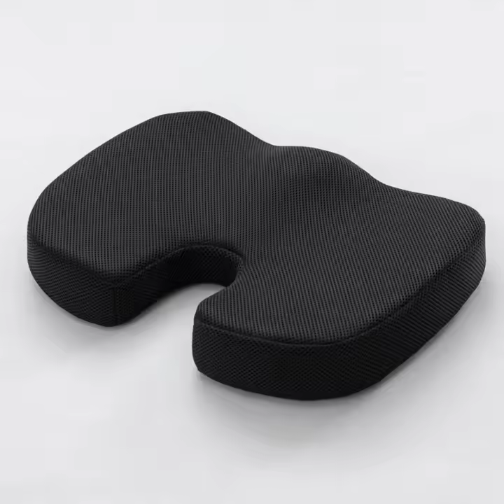 Cojín Ergonómico De Memoria De Algodón Para Escritorio Alivio De Hemorroides Asiento De Oficina Para Estudiantes Y Trabajo Sentado - 1