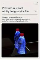 Nuevo Coaster Luminoso Para Coche Con Múltiples Colores De Luz Neón Resistente Al Agua Iluminación Ambiental Interior Piezas De Accesorios De Coche - details 4