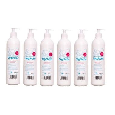 Crema hidratante corporal Begobaño. Pack Ahorro 6 x 750 ml