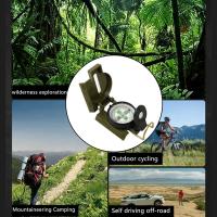 Compas Multifuncional Portátil Para Camping Y Senderismo Con Lente Esfuerzo Nocturna Resistente Al Agua Y Choques Tamaño 7.8x5.8x2.5cm - details 2