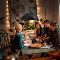Lámpara Colgante LED MARPOU Para Techo Con Base E27 Decoración Para Sala De Estar Dormitorio Restaurante Material De Acero Inoxidable Moderno - details 8