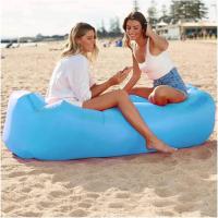 Sillón inflable, sofá de aire, hamaca portátil, diseño impermeable y a prueba de fugas, sofá ideal para patio, orilla del lago, playa, viajes, camping, picnic, bolsa de compresión (azul claro) - details 3