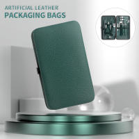 Juego De Tijeras Y Cortauñas De Acero Inoxidable Verde 7/13/24 Pcs Herramienta De Manicura Y Pedicura Portátil Set De Clipper Para Dedos Y Tobillos - details 6