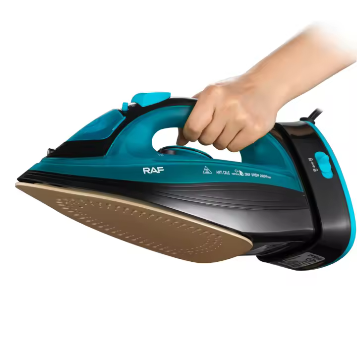 Plancha eléctrica de mano estándar europea, plancha de vapor inalámbrica con cable para el hogar, plancha de ropa R.1210 - 1