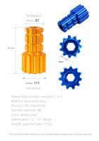 Herramienta De Instalación Y Quitar De Encaje Para Bicicleta Shimano XTR M9100 Llave De Tornillo Para Brazo De Encaje Herramientas De Instalación De Ciclismo - details 3
