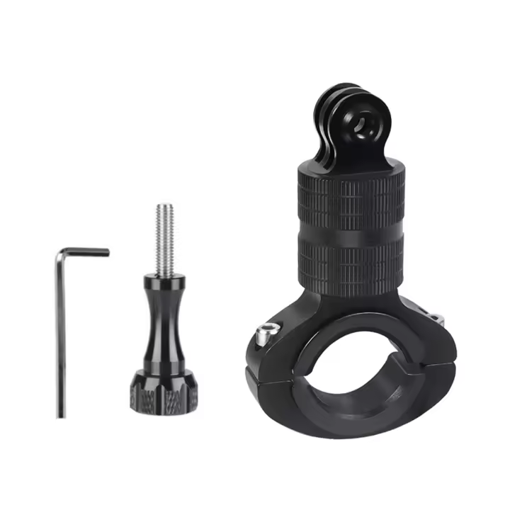 Soporte De Manillar De Bicicleta De Aluminio Para Cámara GoPro Hero 12 11 10 9 8 Insta360 X3 X4 SJCAM DJI Osmo Accesorios De Vídeo De Acción - 1
