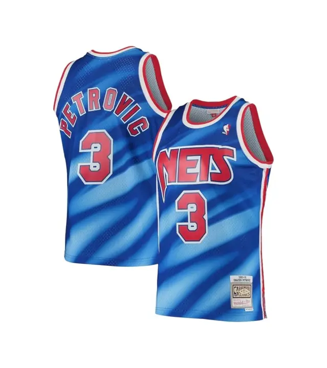Camiseta Hombre Mitchell & Ness New Jersey Nets Smjysb19031-njnptry90dpe Ropa Baloncesto Mitchell & Ness - 1
