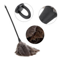 Mini Duster Hecho a Mano Lavable Y Reutilizable Para Libros Teclado Oficina Hogar Pico De Avestruz Duster Limpiador De Computadora - details 2