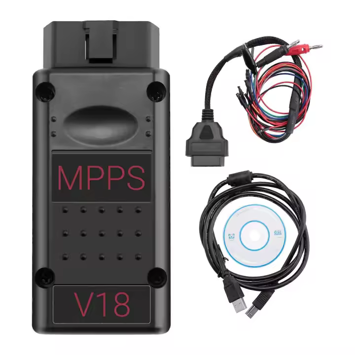 Herramienta de diagnóstico MPPS V18 OBD2 MAIN + TRICORE + MULTIBOOT V18.12.3.8 con cable de conexión Tricore - 1