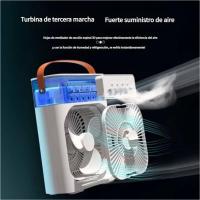 Nuevo ventilador eléctrico de cinco orificios con humidificación por pulverización de enfriamiento, ventilador de aire acondicionado de escritorio para dormitorio de estudiantes y hogar, ventilador de aire acondicionado de alto viento - details 3