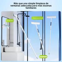 Herramienta De Limpieza De Ventanas Con Rojellador Y 3 Paños LimpiaPantalla 2024 LimpiaDoble Lado Con Mango Largo Material Plástico - details 1