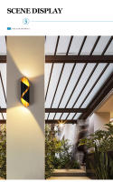 Lámpara De Pared LED Creativa 10W Impermeable Para Exteriores Y Interiores Iluminación Moderna Nórdica Soporte Interior Decorativo Lámparas - details 10