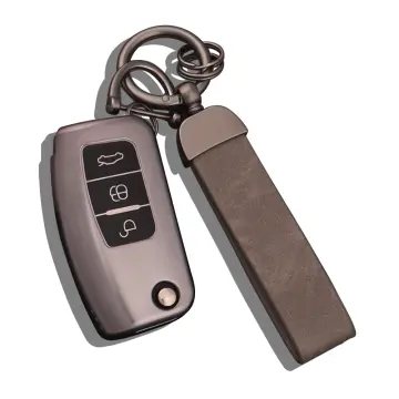 Funda De Llave Plegable Con Tapa De 3 Botones Para Ford Focus 2, C Max