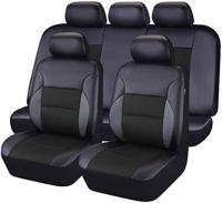 Funda de asiento de cuero sintético para Coche de 5 plazas, universal, con las costurastipo sándwich y Arco. - details 7