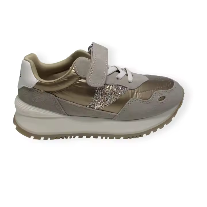 ZAPATILLA PARA NIÑA VICTORIA 1157105-PLATINO .RETRO SNEAKER - 1