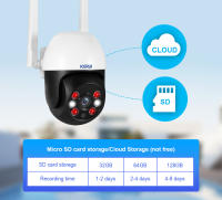 Cámara PTZ WiFi IP KERUI 5MP Tuya Seguridad Exterior Doméstica Con Zoom Digital 4X Visión Nocturna Doméstica CCTV Vigilancia De Video Negro - details 12