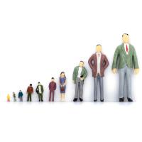 Figuras De Acción Escala Mixta Para Modelos De Tren ABS Pasajeros DIY Caracteres Scenery Posable Colores Variados Para Juego De Mesa Y Coleccionistas - details 8