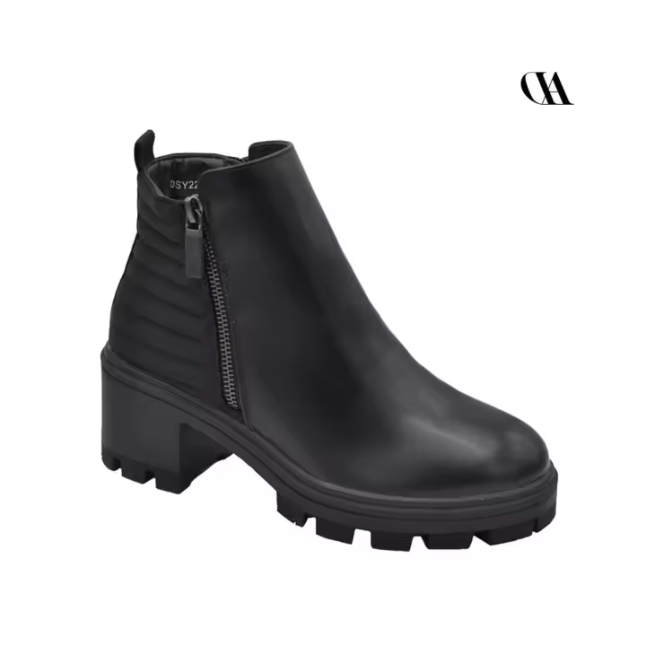 D'Angela 22123 botin cremallera tacon bajo suela sierra cómodos y con estilo - 1