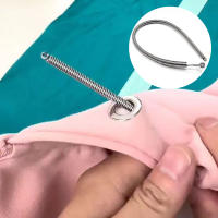 Herramienta De Encaje Rápido Flexible Para DIY 5/10pcs Aro De Resorte Con Cordón Agujas Y Hilo Multipropósito Herramienta De Encaje De Acero Inoxidable - details 1