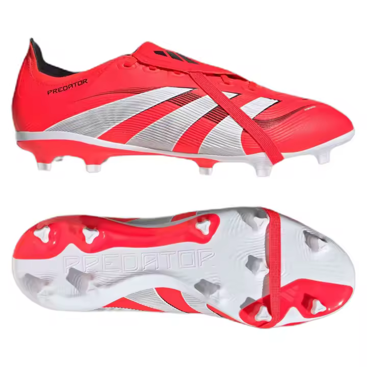 Botas de Futbol Adidas Predator League French Terry para unisex en color rojo - 1