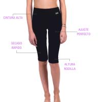 Mallas Cortas Deporte Niña Leggins Capri Serenity Running Fitness Yoga Gimnasio  Ditchil - details 1