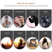 Soporte De Teléfono Móvil Rotativo 360 Grados Con Pulsera Ajustable Y Desmontable Para Deportes Y Fitness Accesorio Para Armario VAKIND - details 3