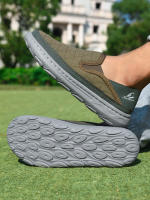 Zapatillas De Primavera Para Hombre Transpirables Casuales Ligeros Con Cordones Mocasines Elásticos Para Exterior Caminar - details 5