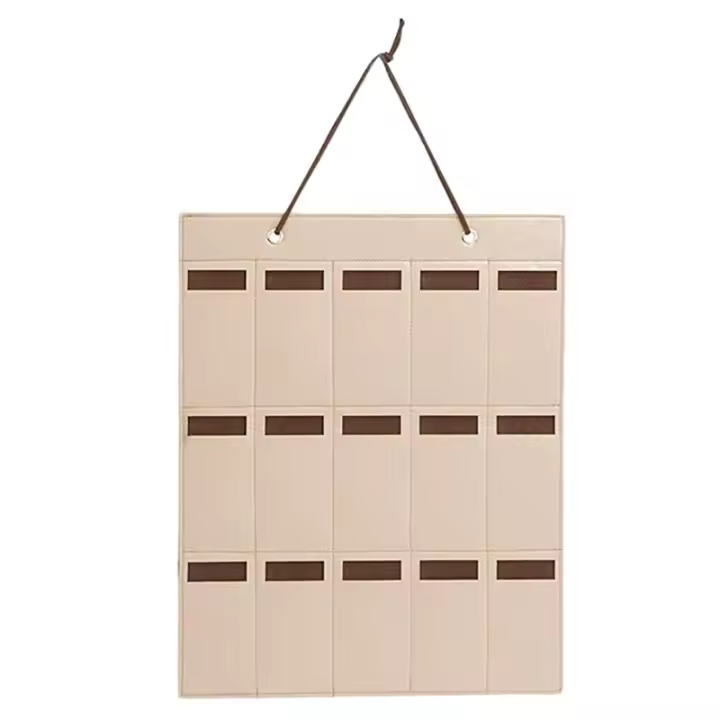 Soporte de Almacenamiento para Gafas de Sol y Joyería Organizador de Caja con 15 Ranuras Color Chocolate Unisex - 1