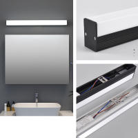 Lámpara De Pared LED Super Brillante 40cm/50cm Para Baño Y Dormitorio Luz De Espejo En Acrílico Iluminación Interior Moderna - details 5