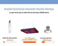 Luz De Crecimiento Para Plantas LED De 200W Espectro Completo Para Invernadero Jaula De Crecimiento Hidroponía Suculentas Flores Frutas Vegetales Iluminación Complementaria - details 6