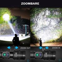 Linterna LED Potente Recargable Ultra Brillante Portátil Torcha Exterior Emergencia Camping Lámpara Luz Fuerte Impermeable Aluminio - details 2