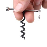 1PC Mini EDC Abrebotellas De Camping Multiusos Con Llave De Correa Rojo Herramienta Para Botellas De Vino Portátil De Acero Inoxidable Y Plástico - details 3