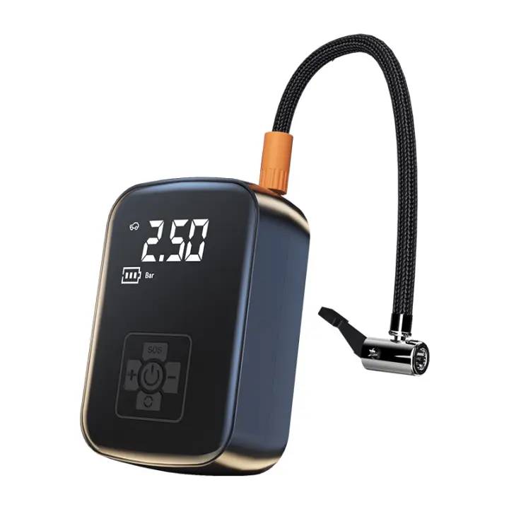Bomba de Aire Compresor Inalámbrico para Coche 1PC Inflador de Neumáticos Eléctrico para Motocicleta Barco Automóvil Bomba de Inflado de Neumáticos Material ABS + Componentes Electrónicos - 1