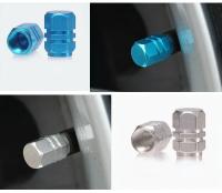 4pcs Tapas De Válvula De Neumáticos Para Coches Motocicletas Camiones Y Bicicletas Aluminio Impermeables Antipolvo - details 3