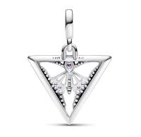 Pandora ME - Abalorio de Plata de Ley con la Medalla Morado y Azul, Comes con el embalaje de Caja De Regno original. - details 0