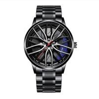 Reloj Deportivo De Moda Para Hombres Reloj De Pulsera De Cuarzo Impermeable Con Correa De Acero Inoxidable Reloj Creativo Para Casual - details 2